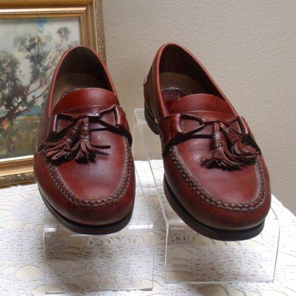 vintage brown loafers